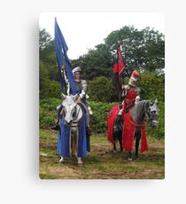 Knights of Old Canvas Print