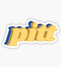 pitt- university of pittsburgh Sticker