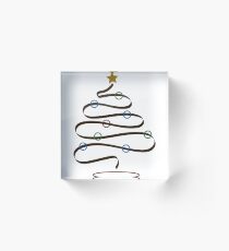 Ribbon Christmas Tree Acrylic Block