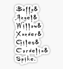 Buffy, willow, xander Sticker
