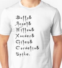 Buffy, willow, xander Unisex T-Shirt