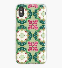 plant chiku conventional japan seamless colorful repeat pattern iPhone Case