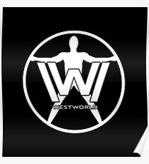 Westworld Host (White) Poster
