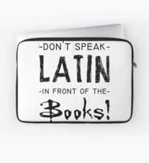latin and books Laptop Sleeve