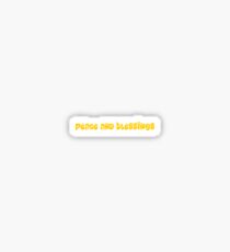 Peace, Blessings Sticker