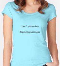 I don't remember Women's Fitted Scoop T-Shirt