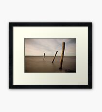 poles in time Framed Print