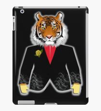 The Tiger in elegant suit Desing of Tiger iPad Case/Skin