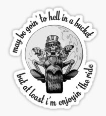 Pegatina Grateful Dead Inspired Enjoying the Ride