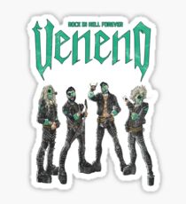 Veneno Merch - Rock in Hell Forever Sticker
