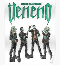 Veneno Merch - Rock in Hell Forever Poster
