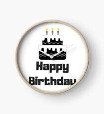 Happy Birthday Celebration Clock