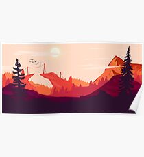 Firewatch Landscape Poster