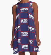 Keep America Great 2020 Re-Elect Donald Trump A-Line Dress