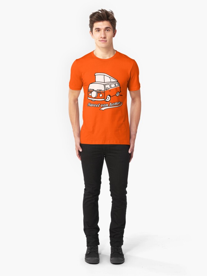 Vista alternativa de Camiseta ajustada Sweet van home
