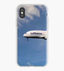 Lufthansa Airbus A380-841 iPhone Case