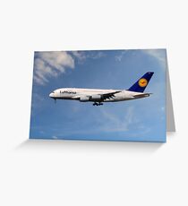 Lufthansa Airbus A380-841 Carte de vœux