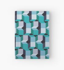 Cerulean 3D waves Hardcover Journal