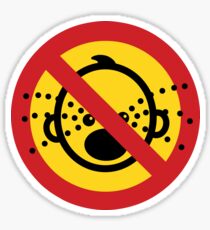 NO Cry Babies Sign Sticker
