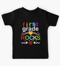 First Grade Rocks Kids Tee