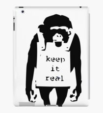Banksy Keep It Real Monkey iPad Case/Skin