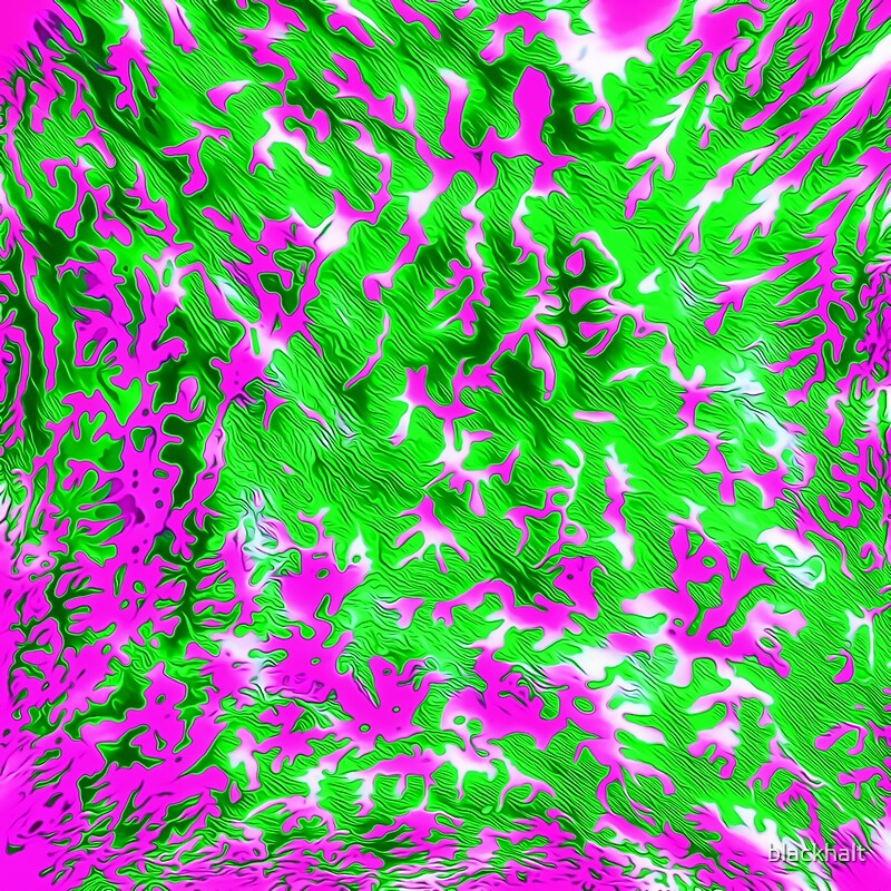 "LimeGreen And Magenta" By Blackhalt | Redbubble