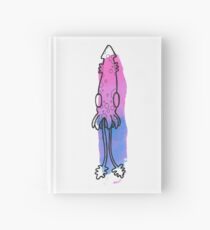 Pink and Blue Colour Blocks with Squid Hardcover Journal