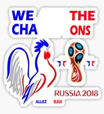 france champion du monde 2018 - french world cup 2018 Sticker