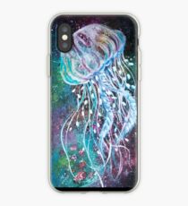 Space Floral Jellyfish iPhone Case