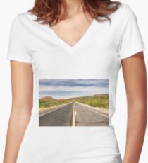 My Latest Adventure - 1 © Women's Fitted V-Neck T-Shirt