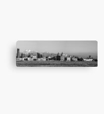 Liverpool skyline black and white Canvas Print