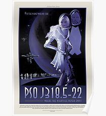 Exoplanet PSO J318.5-22 - Exoplanet Reisebüro, JPL Reise Poster, Visionen der Zukunft, NASA, Planeten Poster