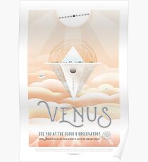 Venus - Exoplanet-Reisebüro, JPL-Reise-Plakat, Visionen der Zukunft, NASA, Planeten Poster