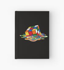 Melting Rubiks Cube: Sheldon from 'The Big Bang Theory' Cool Nerdy Gift Ideas! Hardcover Journal
