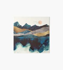Blue Mountain Reflection Art Board