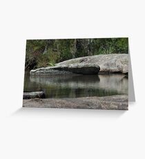 Granite... and reflections. Greeting Card