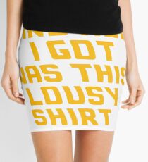 Back To The Future Lousy Shirt Mini Skirt