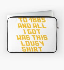 Back To The Future Lousy Shirt Laptop Sleeve