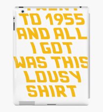 Back to the Future Lousy Shirt iPad Case/Skin