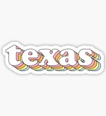 Groovy Texas Sticker