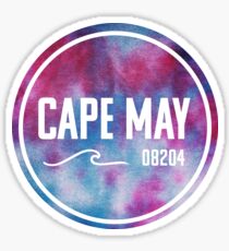 Cape May - Tie Dye Sticker