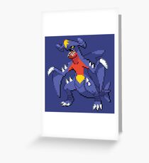 Garchomp Greeting Card