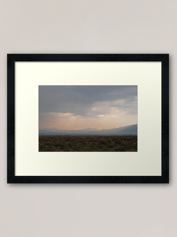 Alternate view of Storm Over the High Desert Framed Art Print