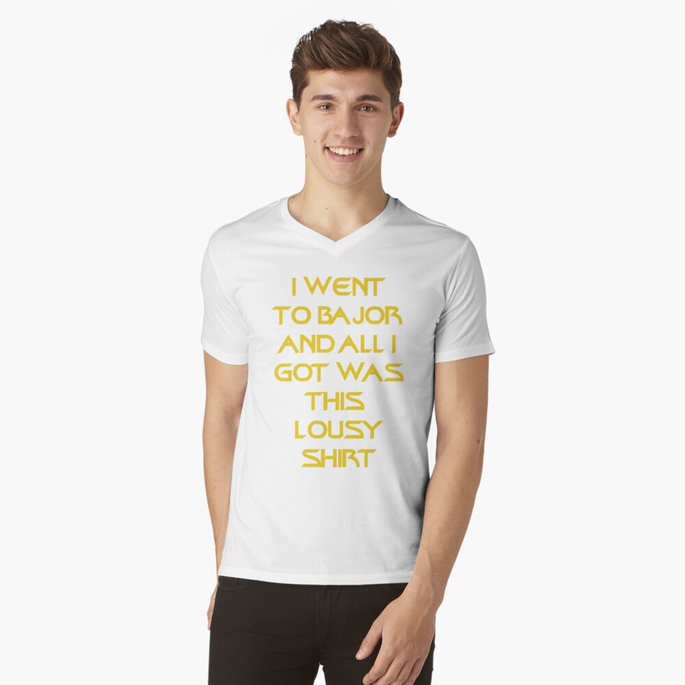 Bajor mieses Hemd T-Shirt mit V-Ausschnitt