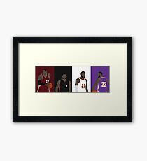 LeBron James Career Framed Print