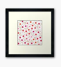 Bright colors background Framed Print
