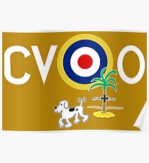 Kittyhawk Mk.I Coded CV-O (RAAF) Poster