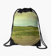 Morning in the Barrier Islands Drawstring Bag