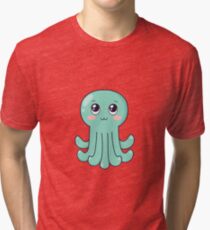 cute baby octopus Tri-blend T-Shirt