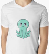 cute baby octopus Men's V-Neck T-Shirt